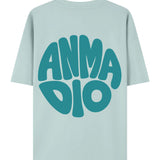 Circle T-Shirt petrol/hellblau